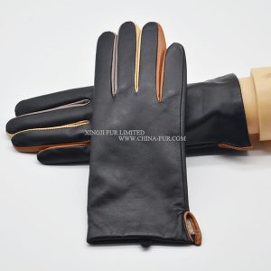 Real Sheep Skin Leather Gloves L-1002