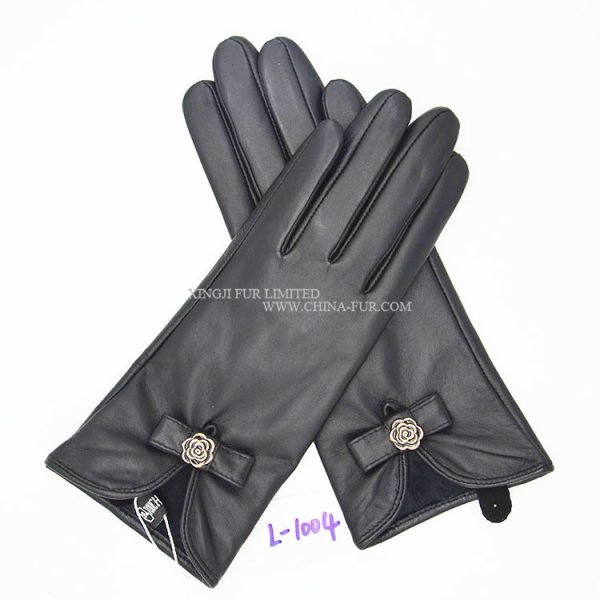 Real Sheep Skin Leather Gloves