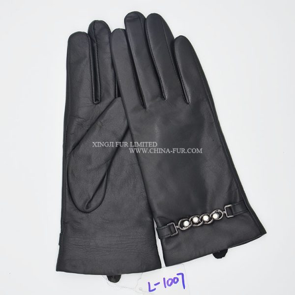 Real Sheep Skin Leather Gloves