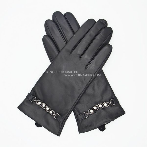 Real Sheep Skin Leather Gloves