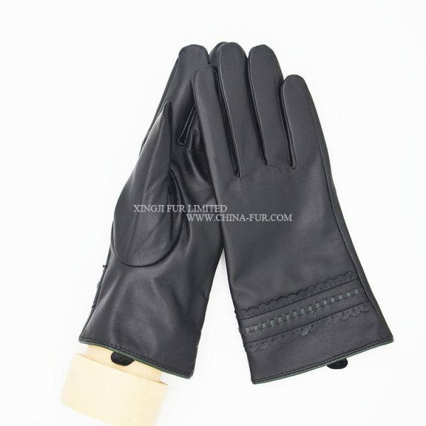 Real Sheep Skin Leather Gloves