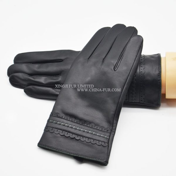 Real Sheep Skin Leather Gloves