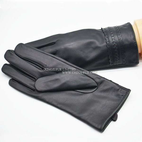 Real Sheep Skin Leather Gloves