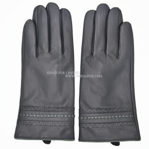 Real Sheep Skin Leather Gloves