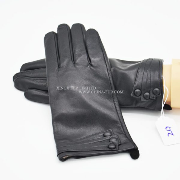 Real Sheep Skin Leather Gloves