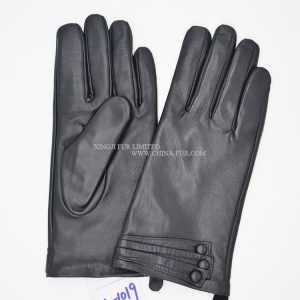 Real Sheep Skin Leather Gloves