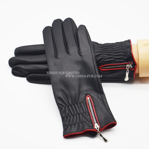 Real Sheep Skin Leather Gloves