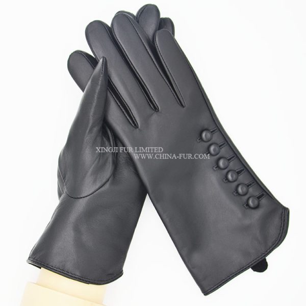 Real Sheep Skin Leather Gloves