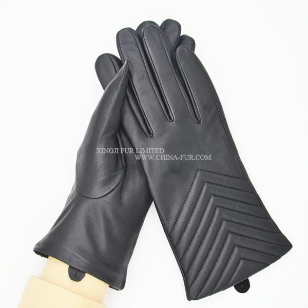 Real Sheep Skin Leather Gloves