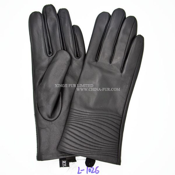 Real Sheep Skin Leather Gloves