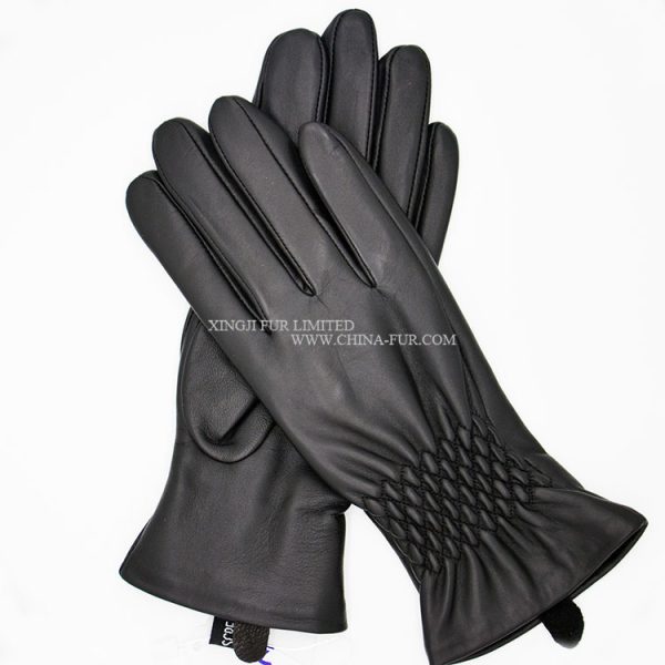 Real Sheep Skin Leather Gloves