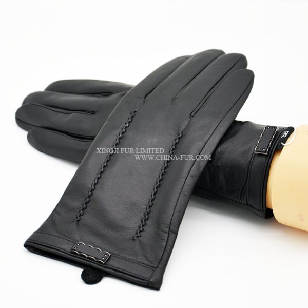 Real Sheep Skin Leather Gloves