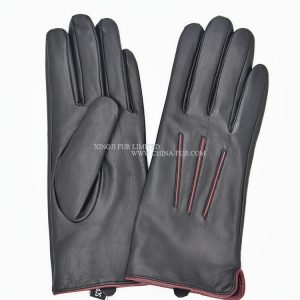 Real Sheep Skin Leather Gloves