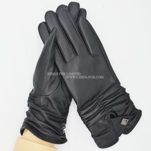 Real Sheep Skin Leather Gloves