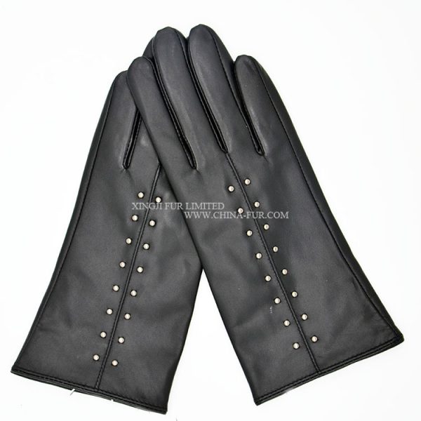 Real Sheep Skin Leather Gloves