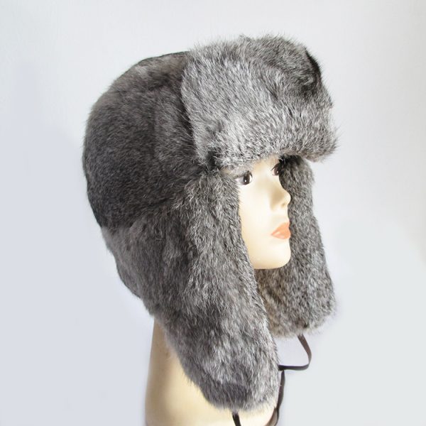 rabbit fur hat