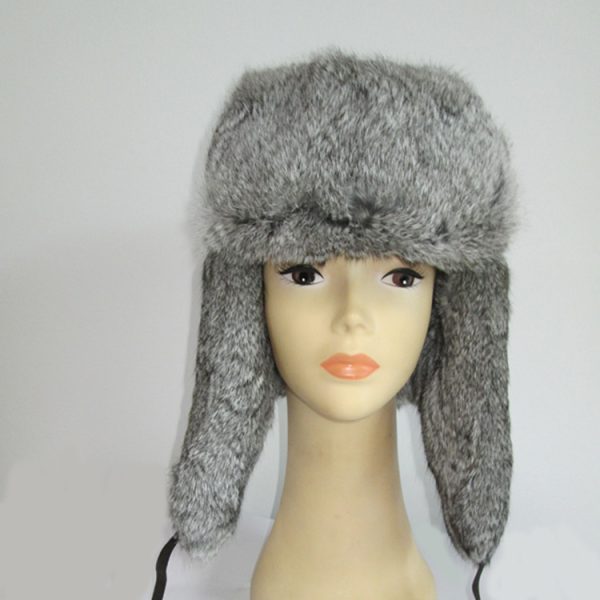 rabbit fur hat