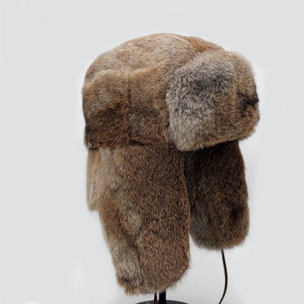 rabbit fur hat