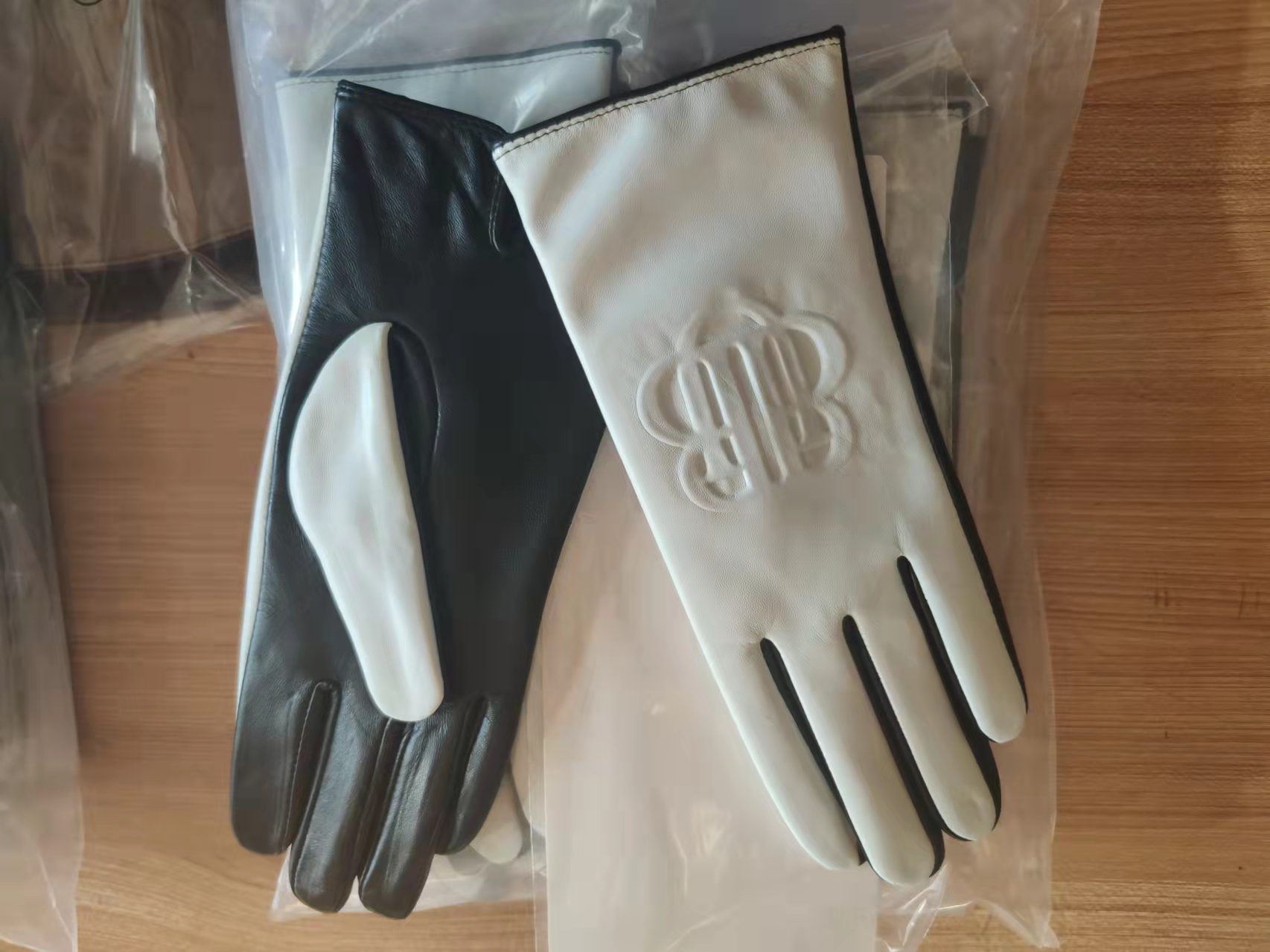 customized sheep skin leather gloves
