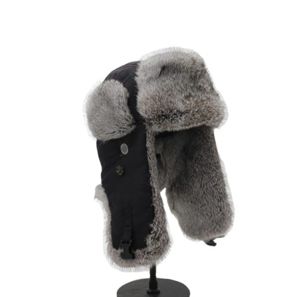 rabbit fur hat