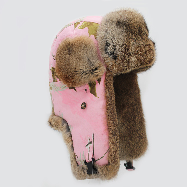 Rabbit Fur Hat Nylon-12-1 rabbit fur hat