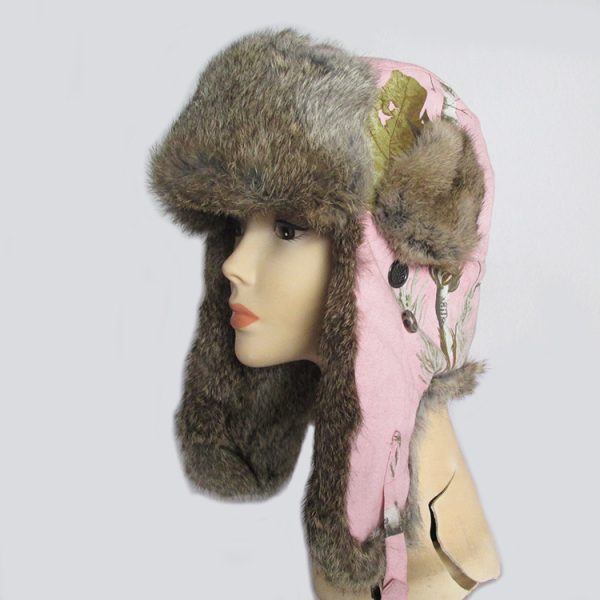 rabbit fur hat