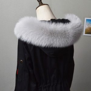 fox fur trim