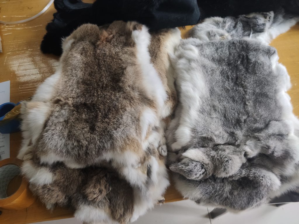 rabbit fur skin